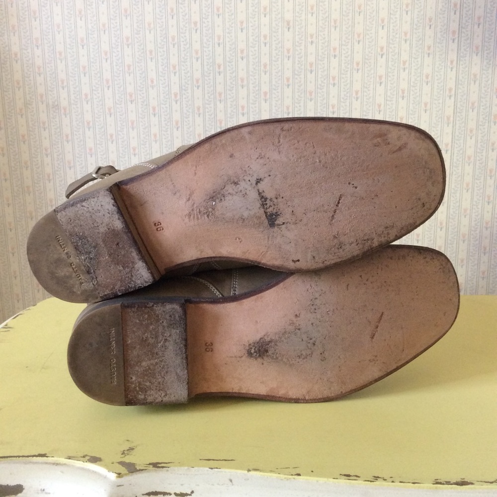 Fausto Santini leather ankle boots with buckle 6 - Picture 6 of 8